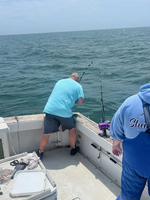 Fishing in Keyport, New Jersey
