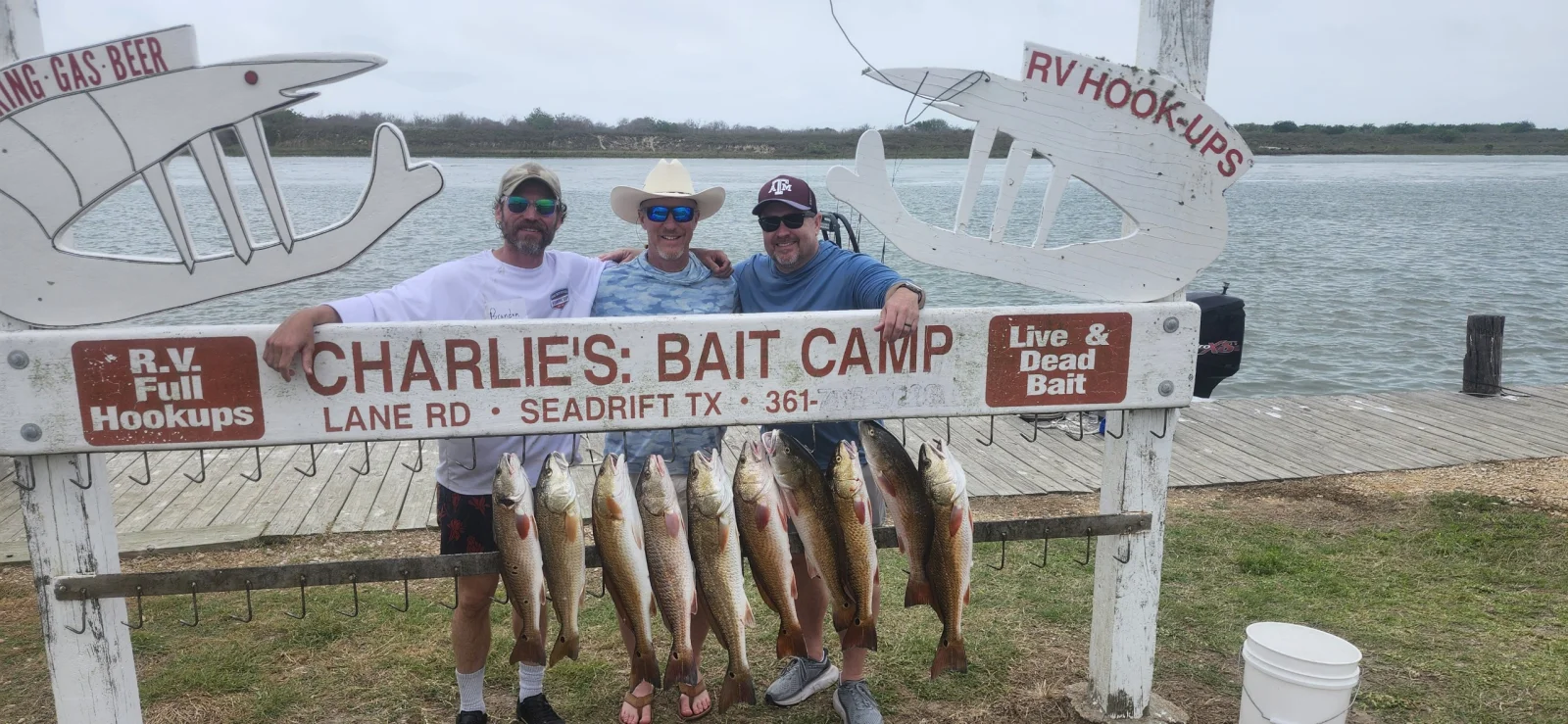 Fishing in Port O'Connor, Texas