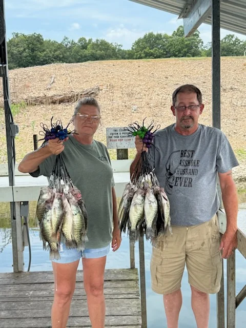 Fishing in Lake Ozark, Missouri