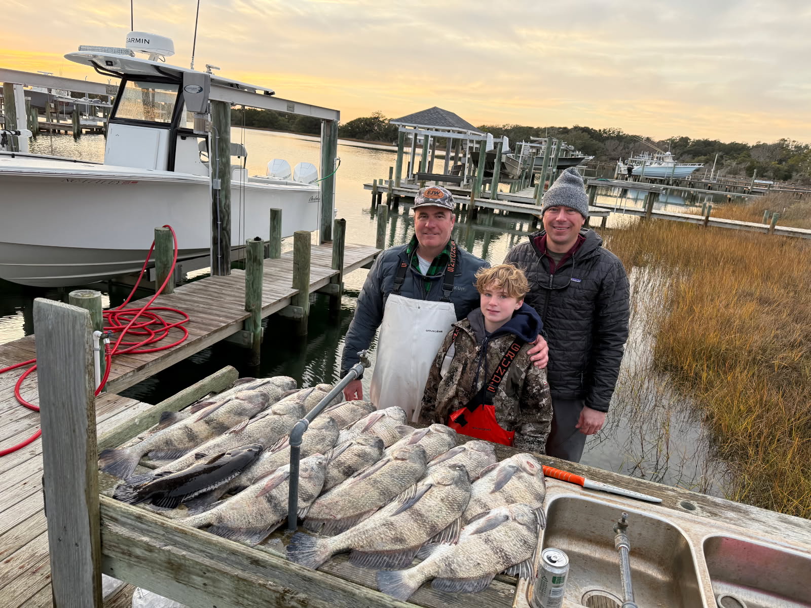 Fishing in Harkers Island, North Carolina
