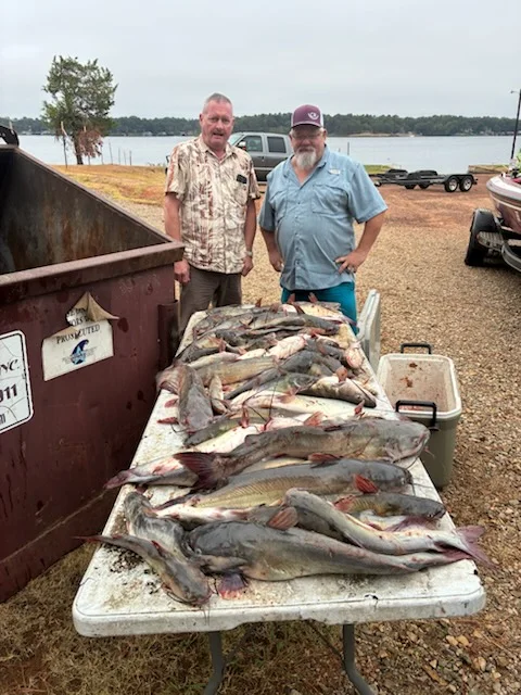 Fishing in Scroggins, Texas