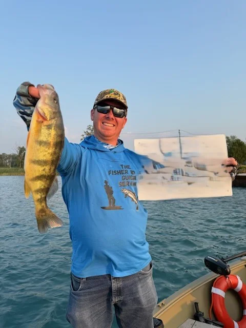 Fishing in Detroit, Michigan