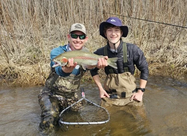 Fishing in Thompsonville, Michigan