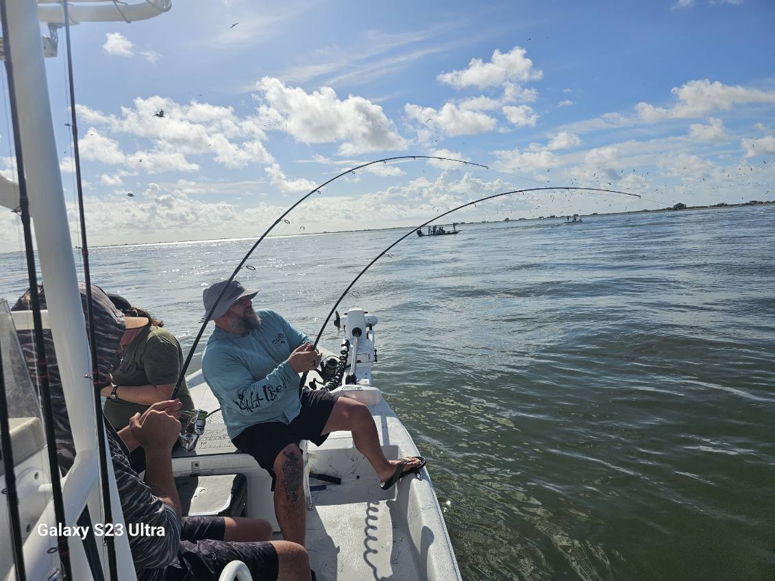 Fishing in Port O'Connor, Texas