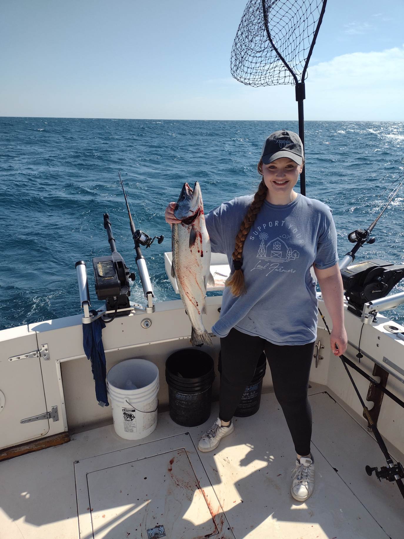 Atlantic Salmon fishing in Kenosha, Wisconsin