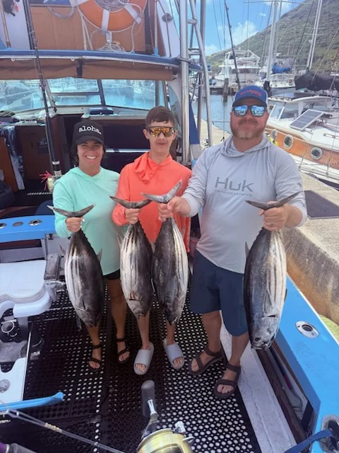 Fishing in Kapaʻa, Hawaii