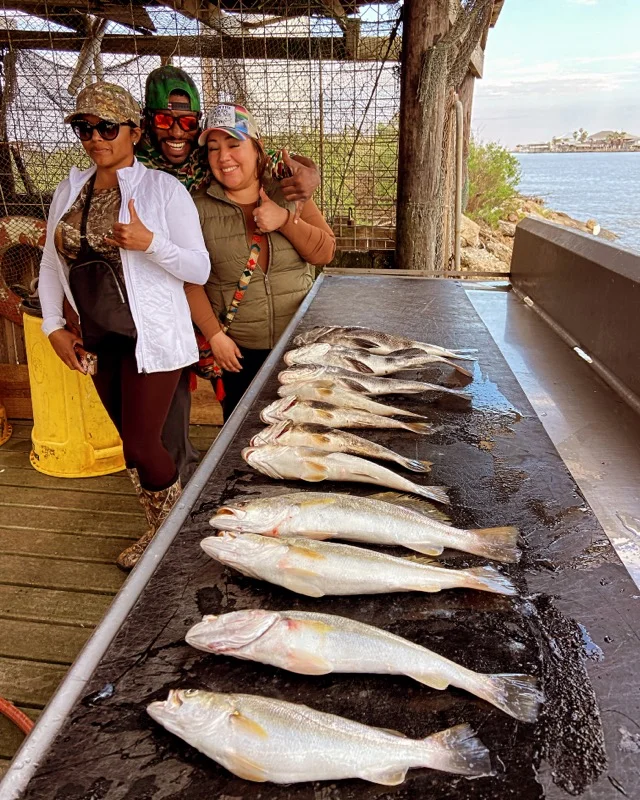 Speckled Trout Fishing in Surfside Beach, Texas