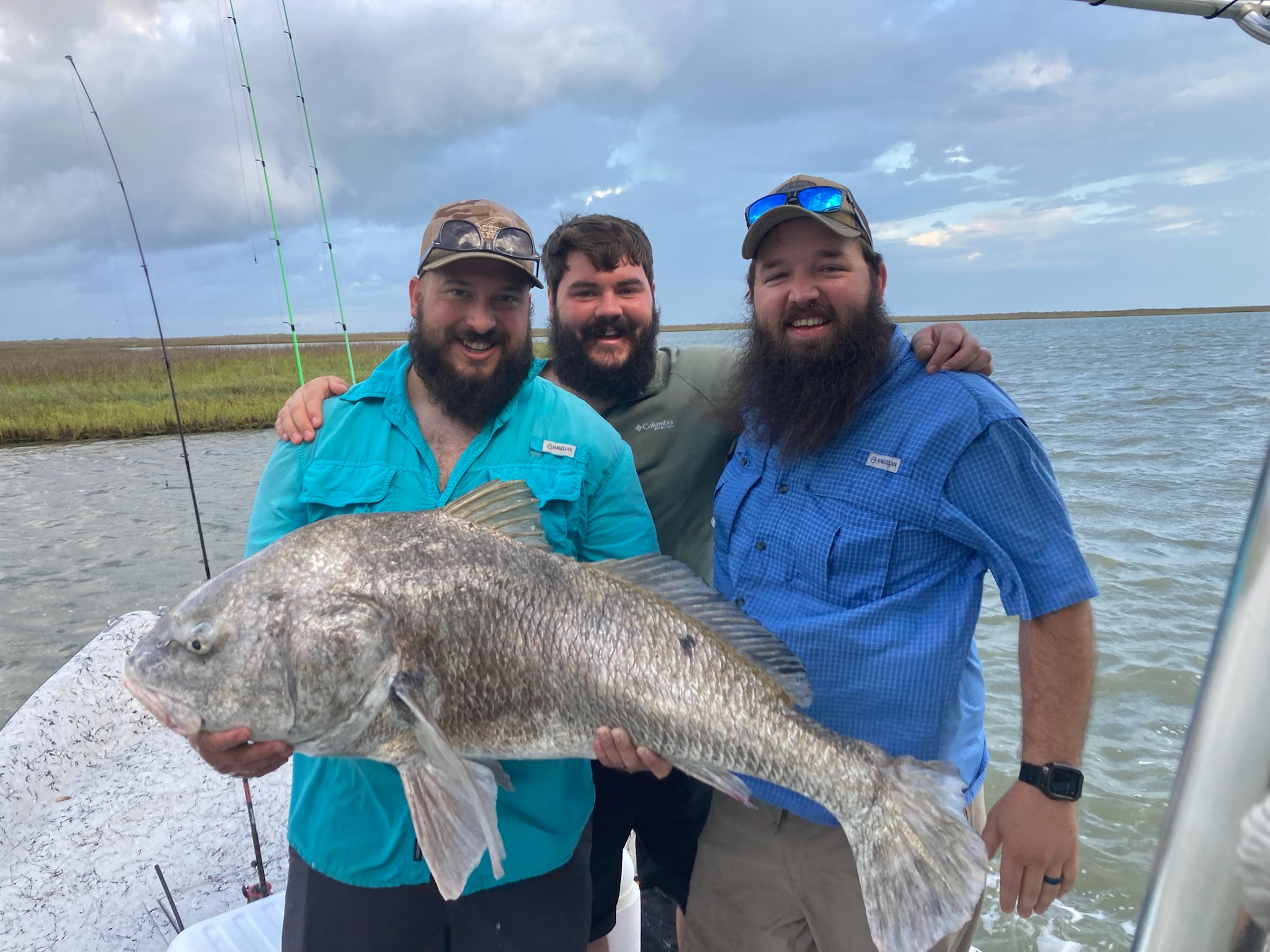 Alligator Gar fishing in Rockport, Texas