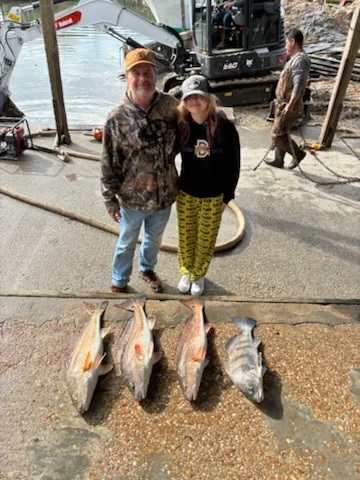 Fishing in Bon Secour, Alabama