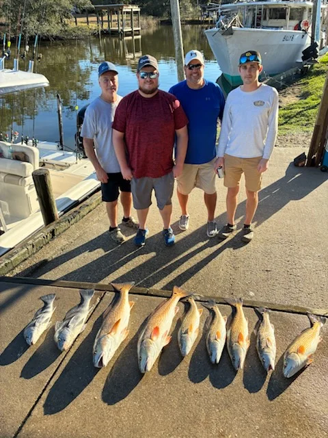 Fishing in Bon Secour, Alabama