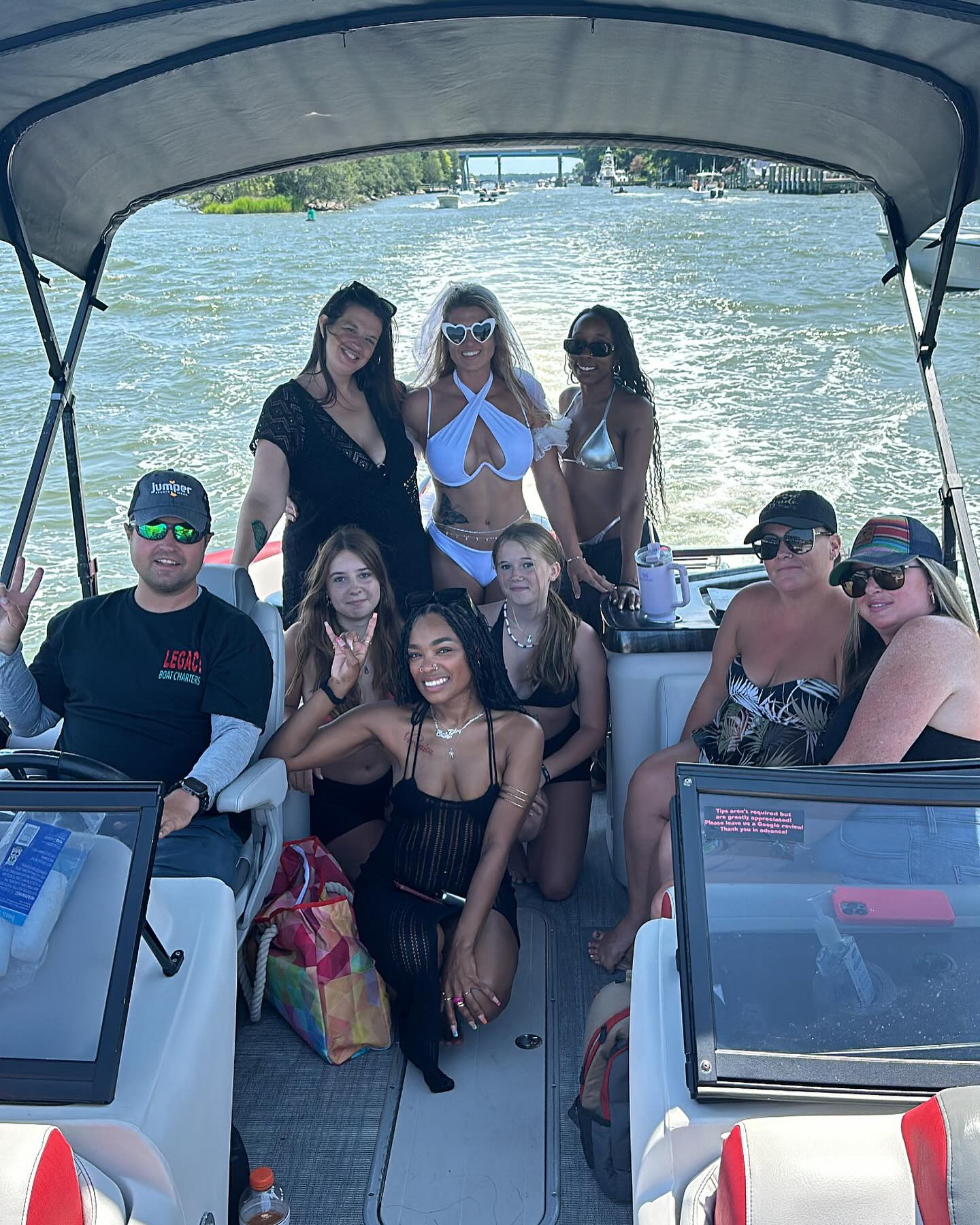 Legacy Boat Charters Pontoon