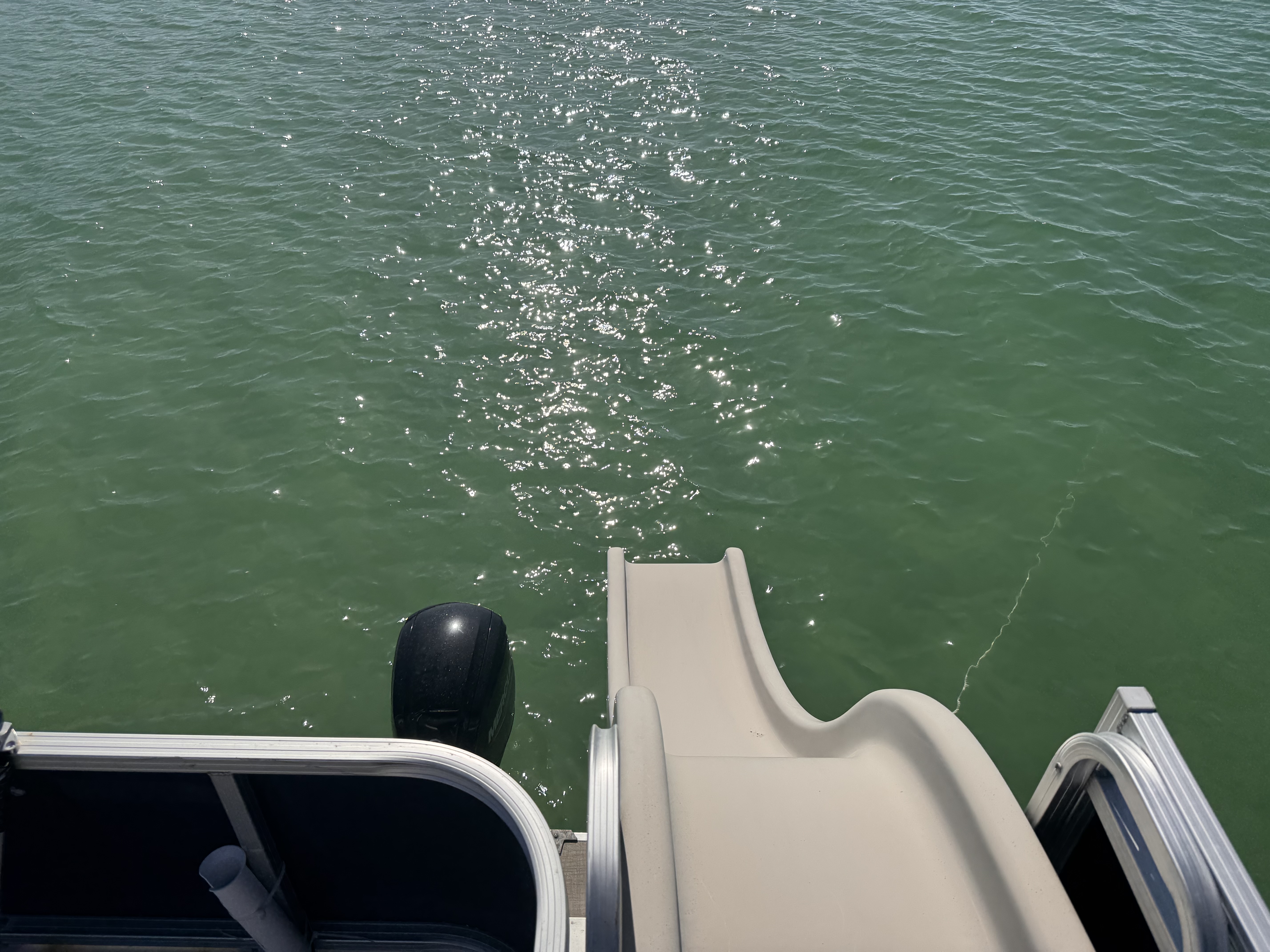 Pontoon With Slide