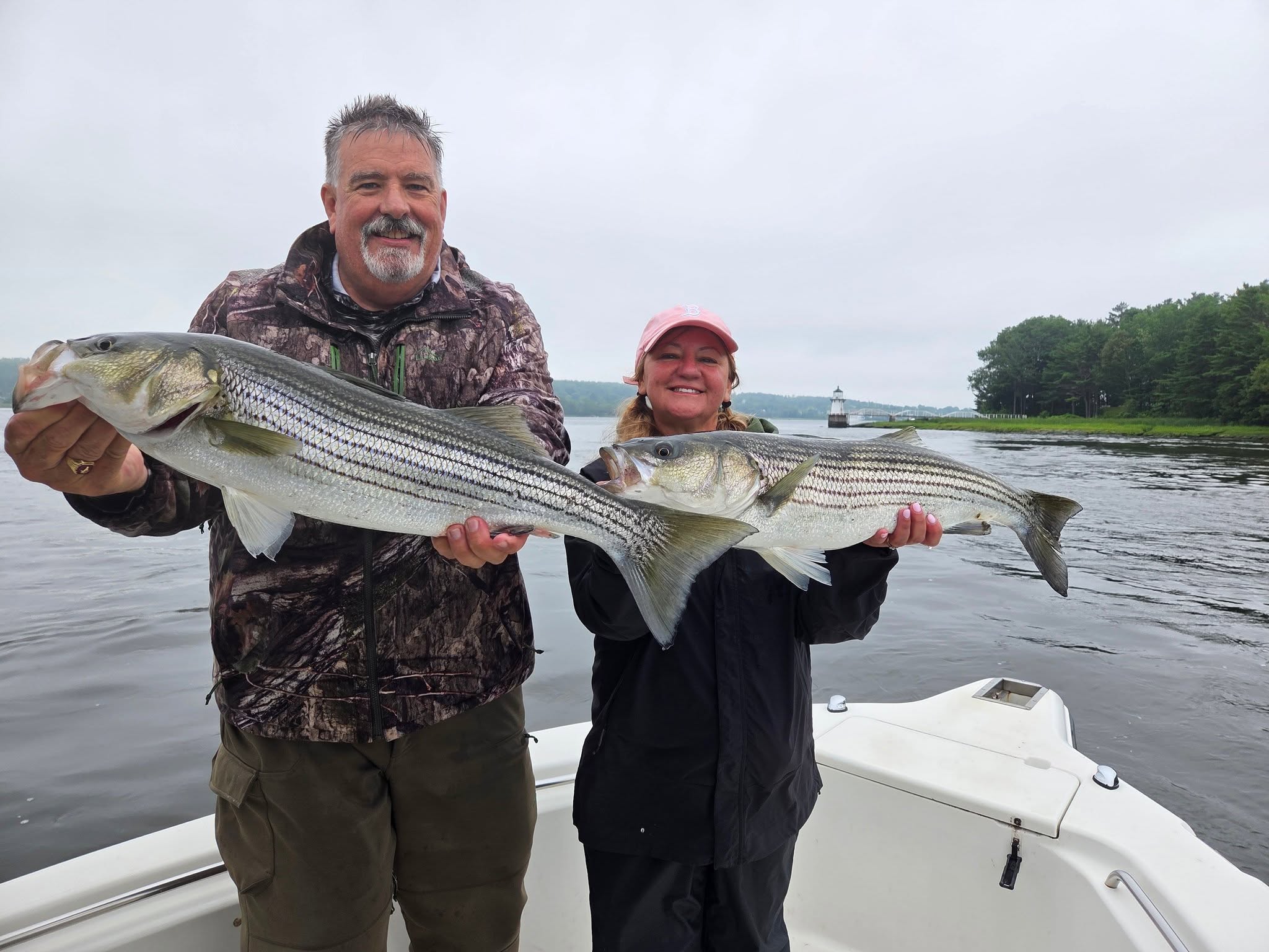 Kennebec River Striper Charter