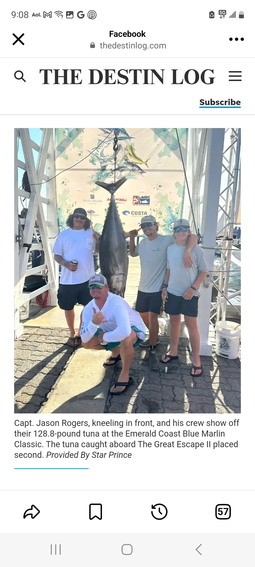 Fishing in Destin