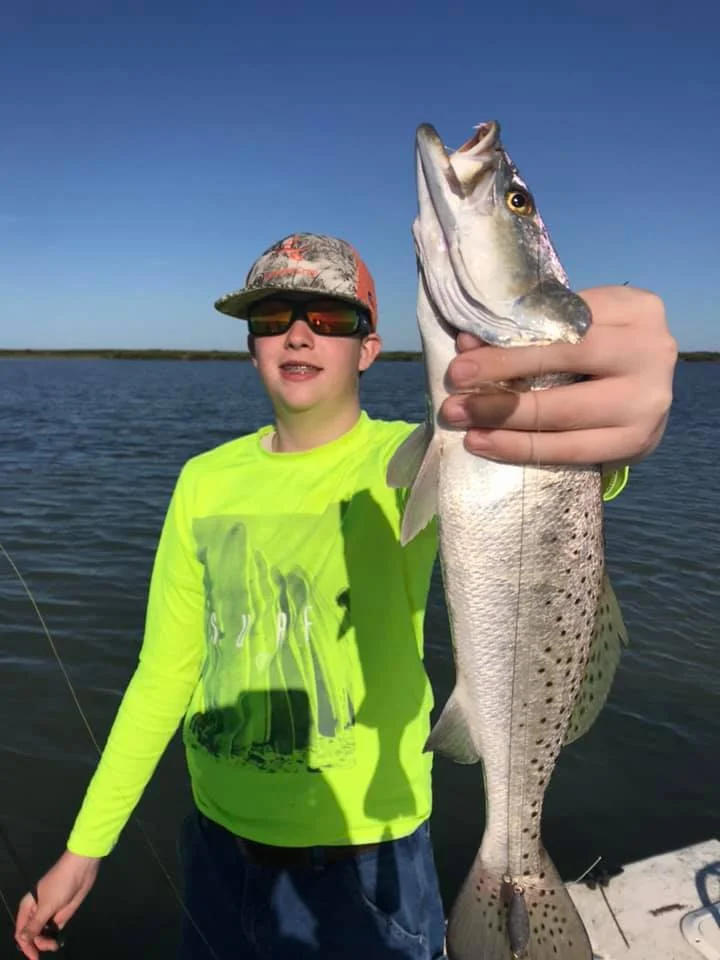 Speckled Trout Fishing in Port Mansfield, Texas