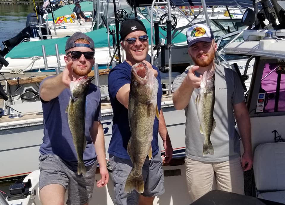 Lake Erie Walleye Trolling