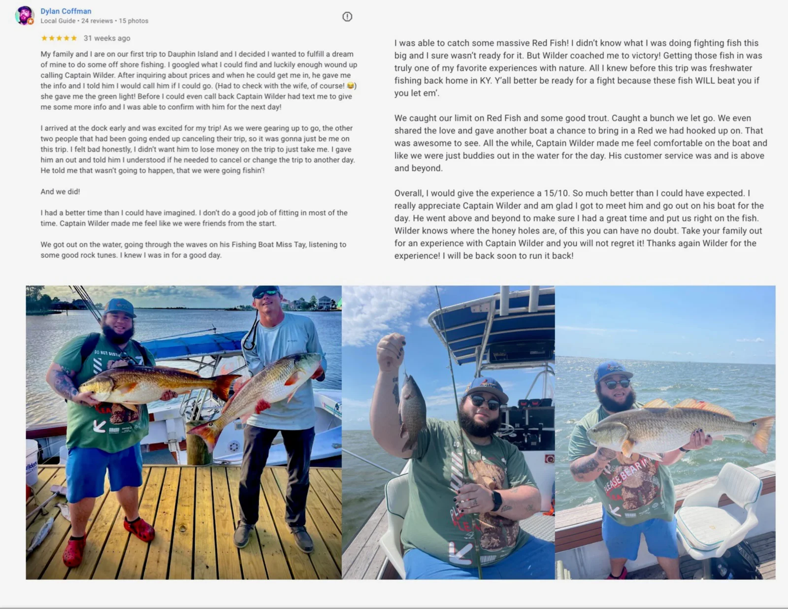 Fishing in Destin