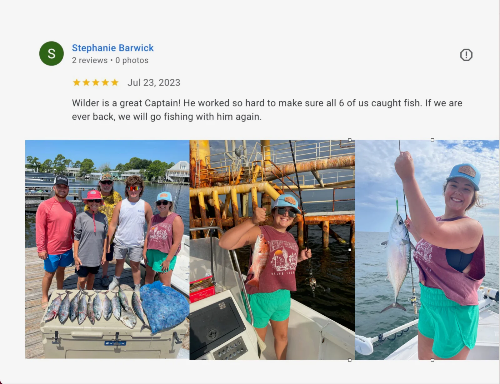 Fishing in Destin