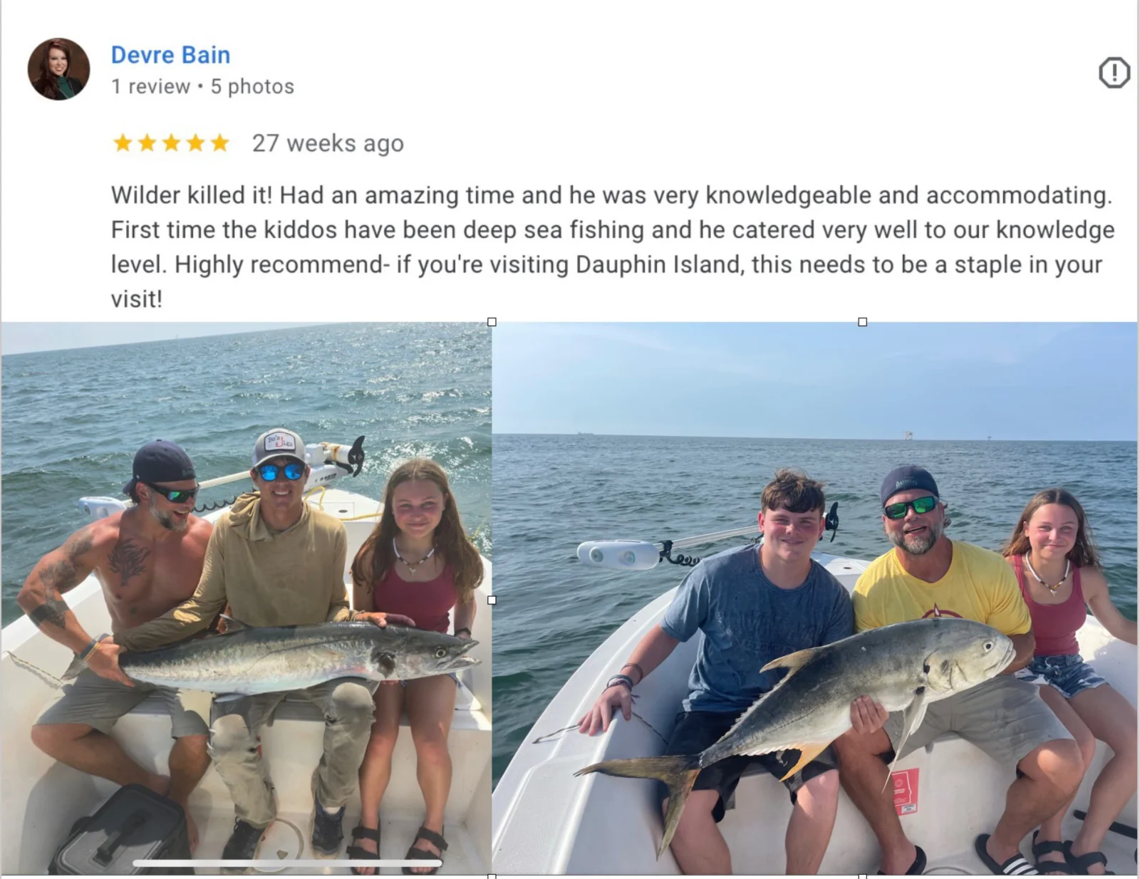 Fishing in Destin
