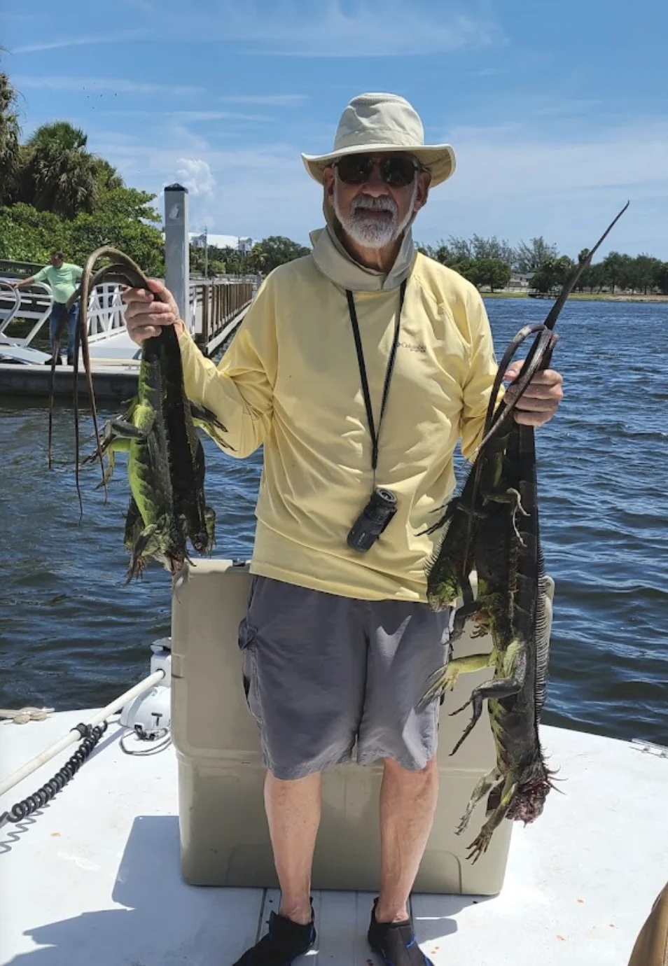 Iguana Hunting in Delray Beach, Florida