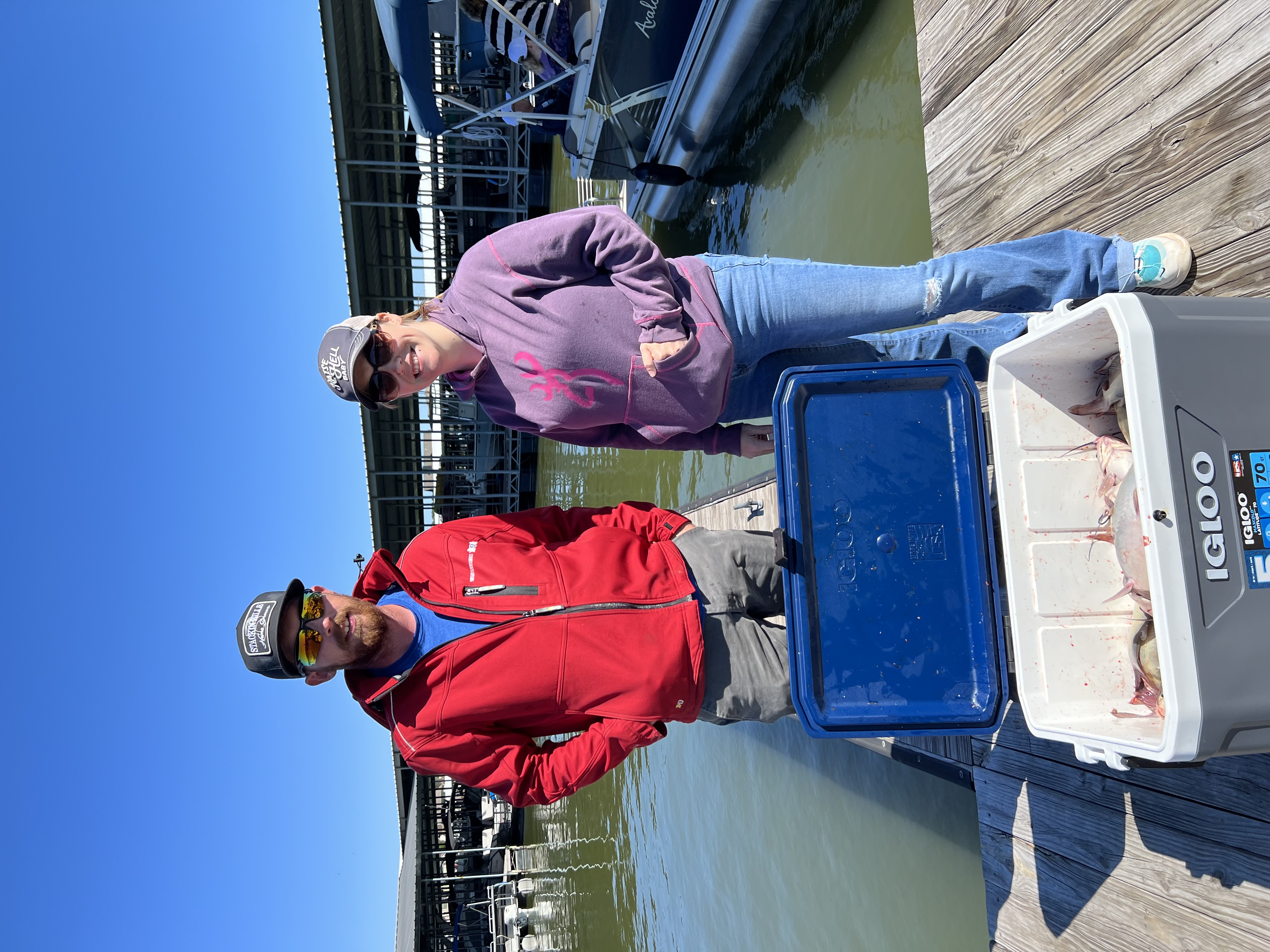 Blue Catfish Fishing in Montgomery, Texas