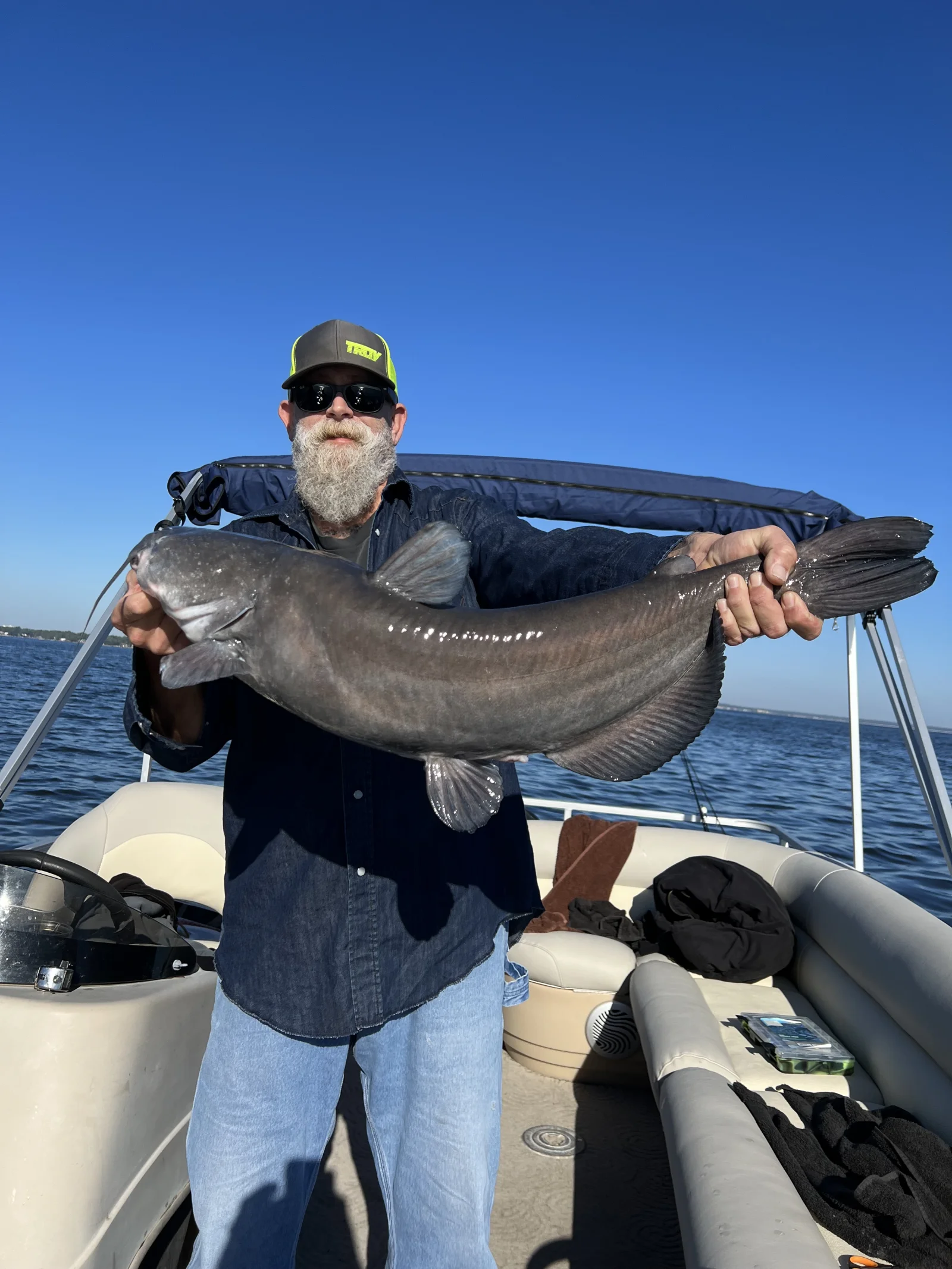 Blue Catfish Fishing in Montgomery, Texas