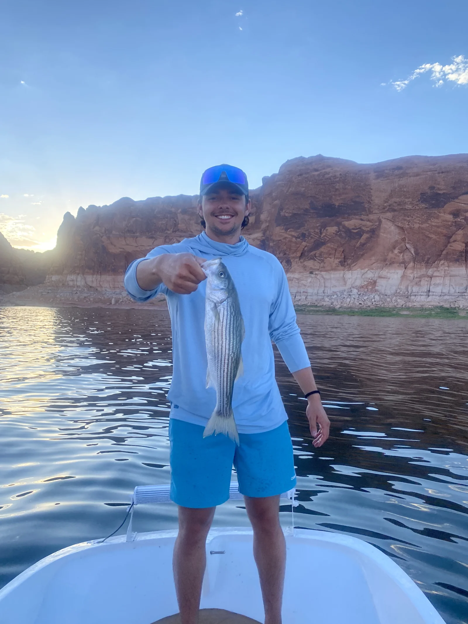 Striped Bass Fishing in Bullfrog, Utah
