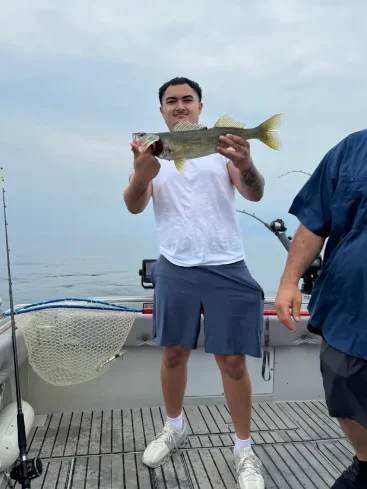 Summer walleye troll