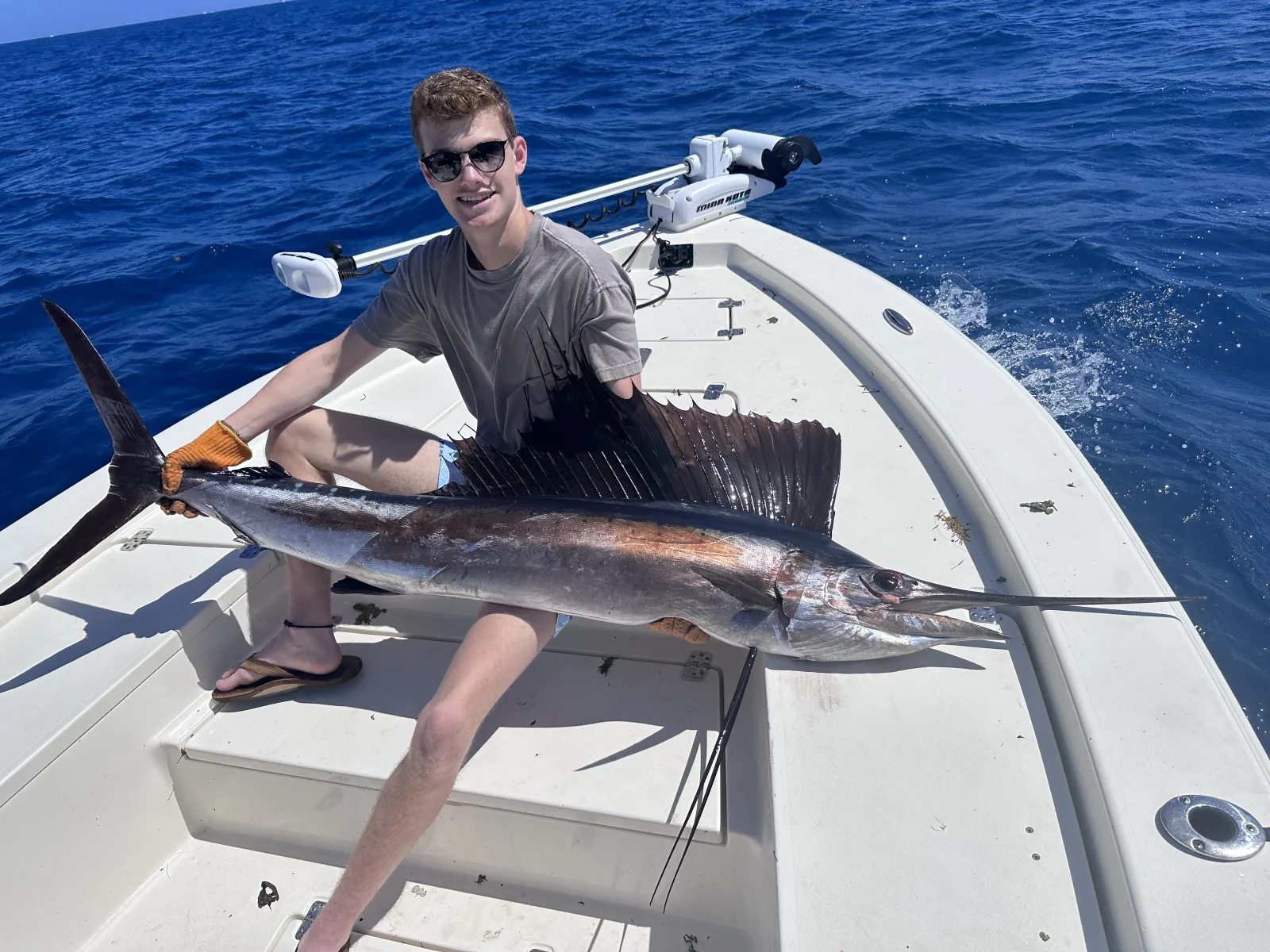 Deep sea sport fishing adventure