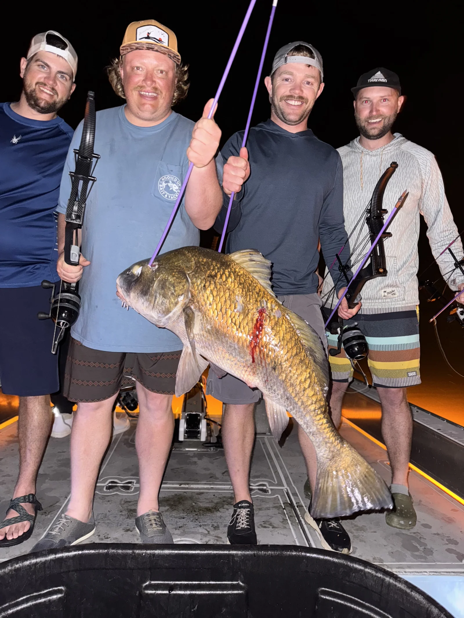 Night Saltwater Bowfishing