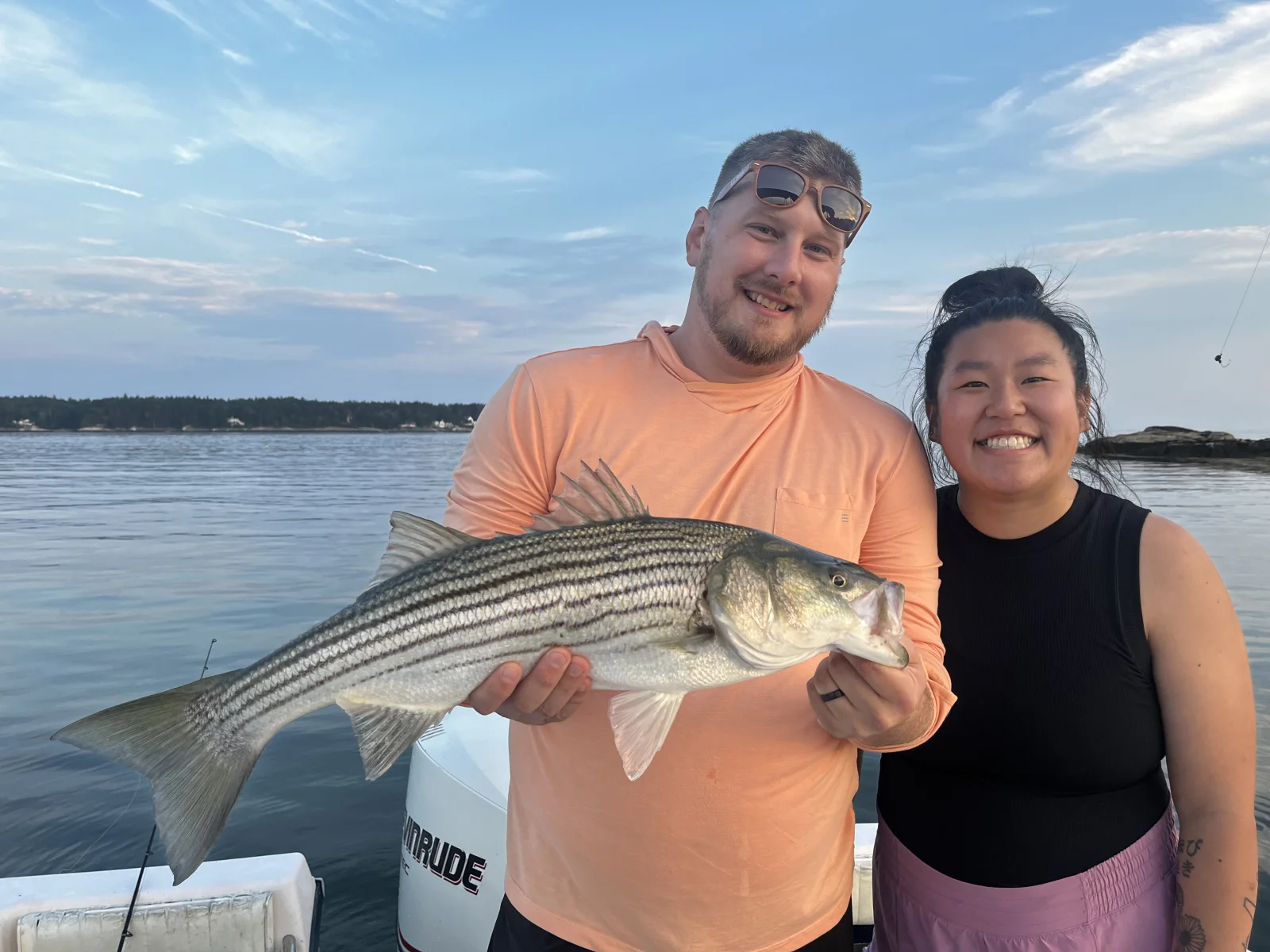Striper time, Casting for the fish!