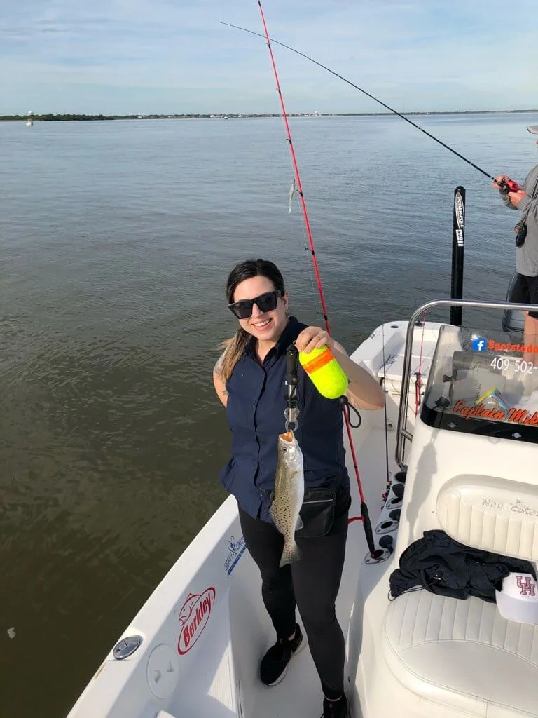 Speckled Trout Fishing in Texas City, Texas