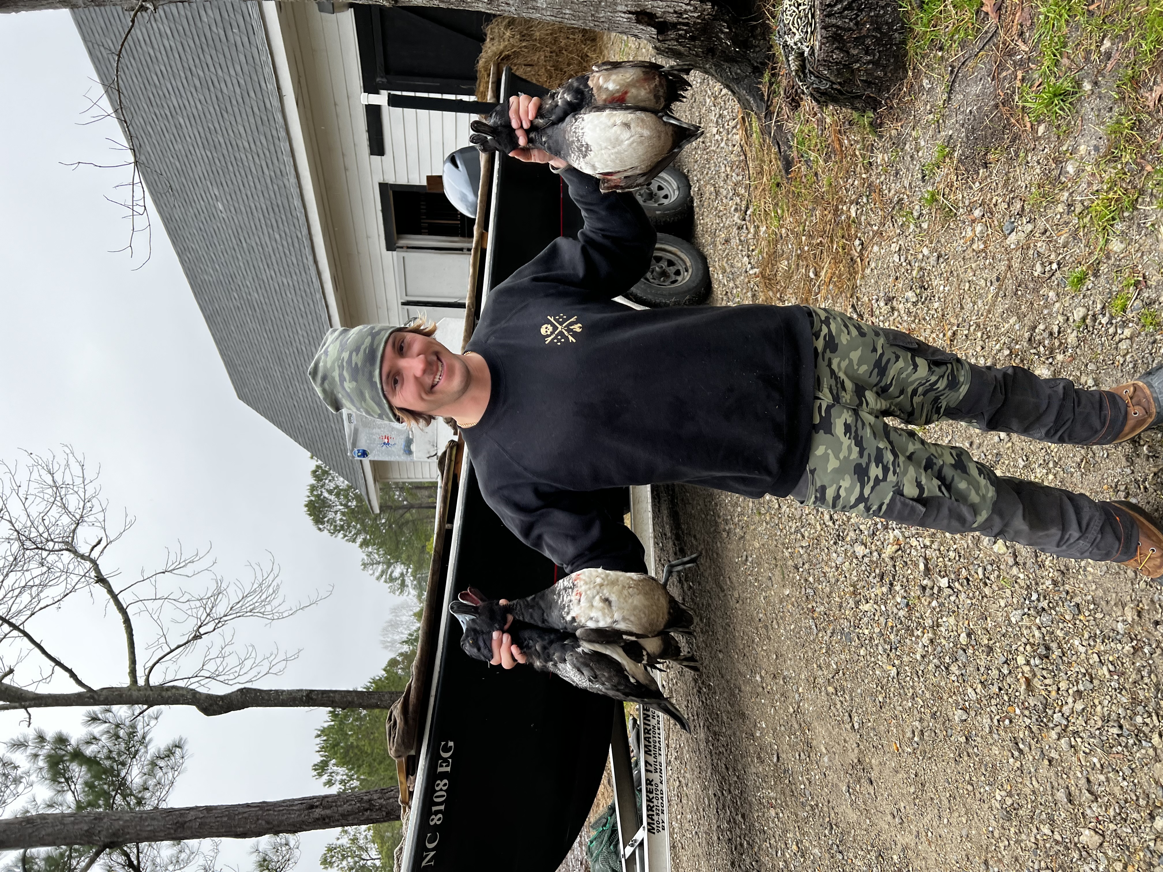 Open water duck hunts