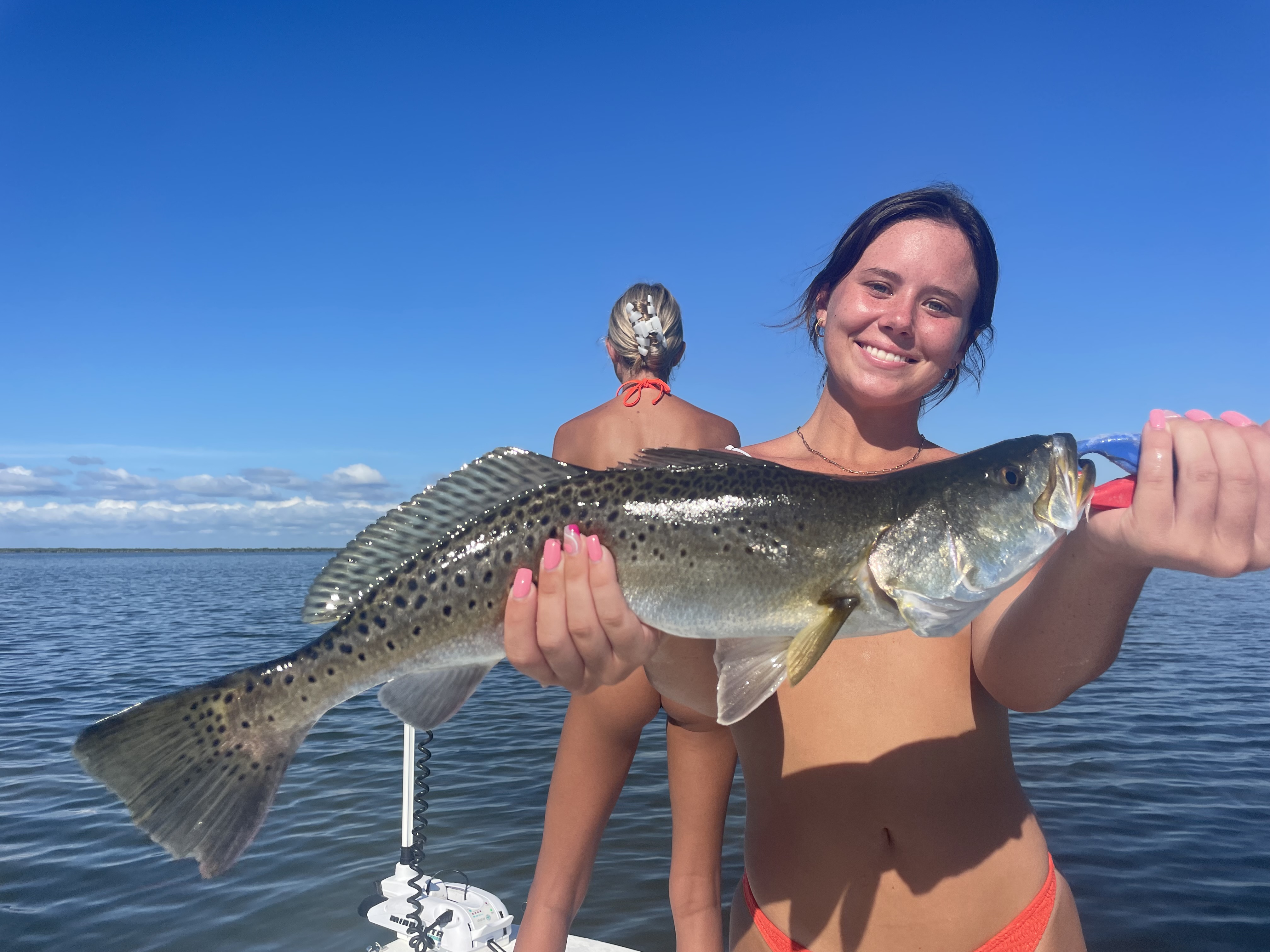 Speckled Trout Fishing in Mims, Florida